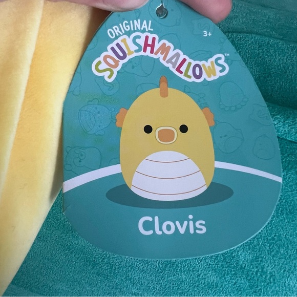 NWT 12” Squishmallow Clovis The Yellow Seahorse - Picture 5 of 6